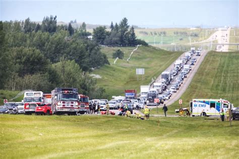 None had been identified and Richter was not able to confirm ages. . Accident highway 2 alberta